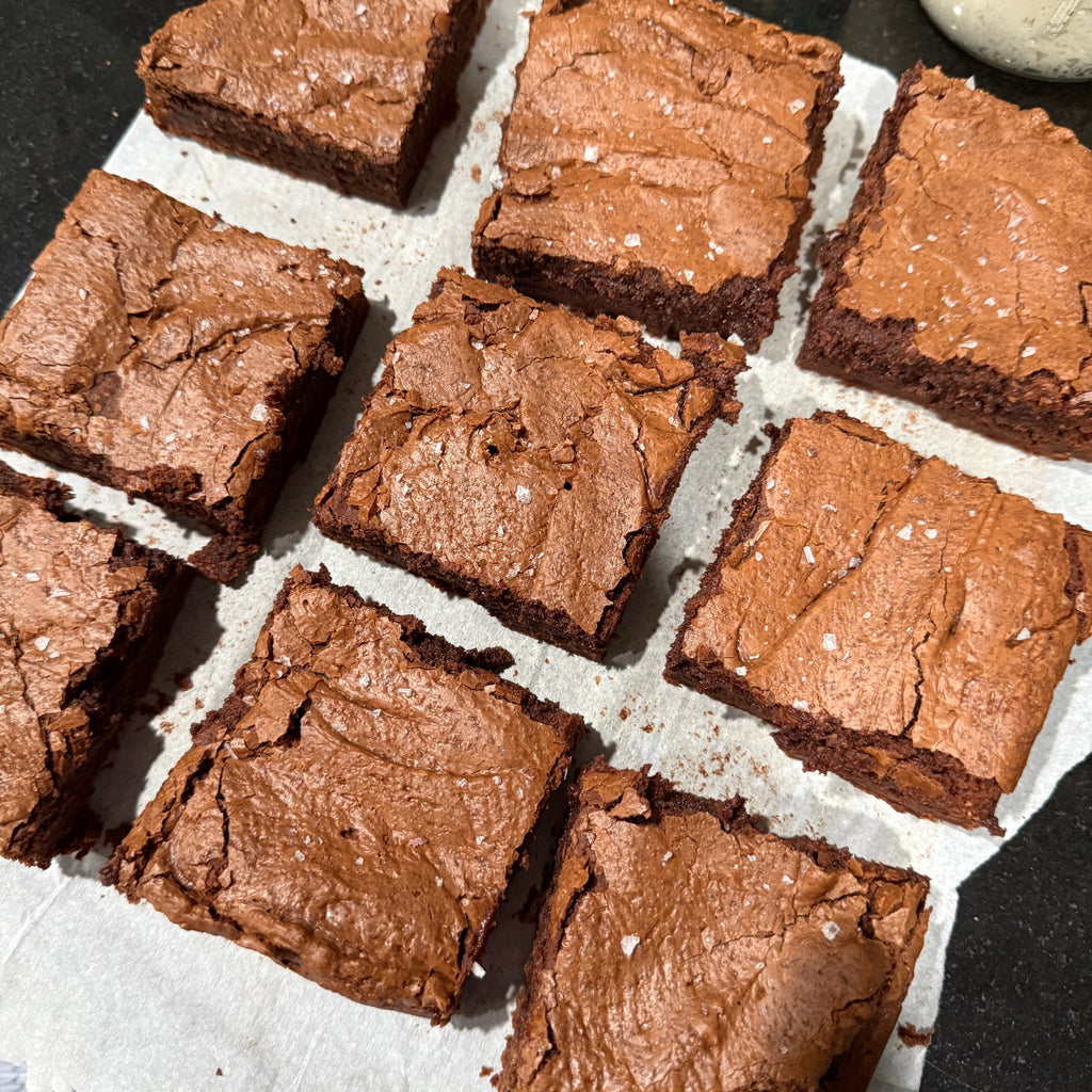 GF Sourdough Brownies