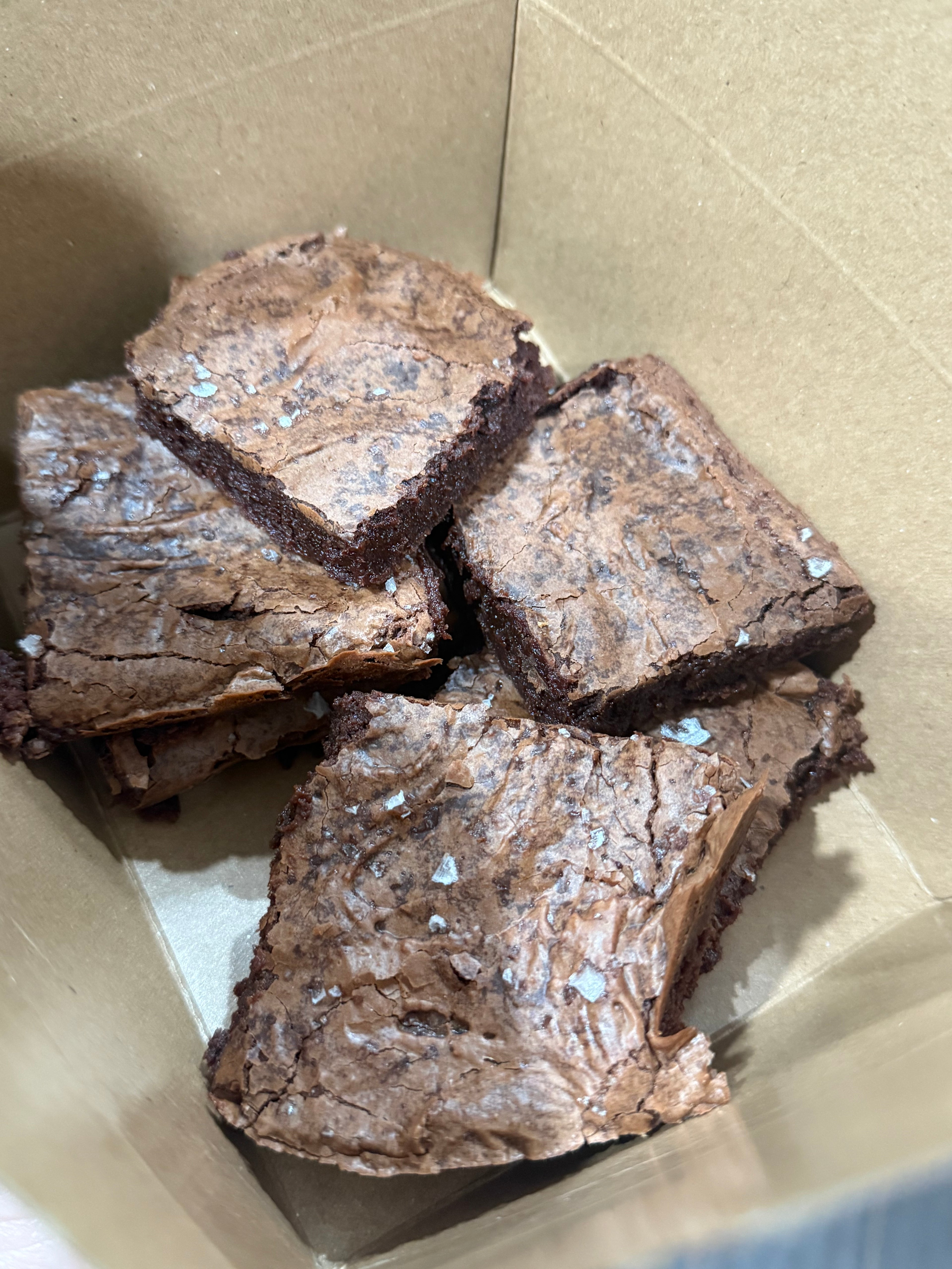 GF Sourdough Brownies