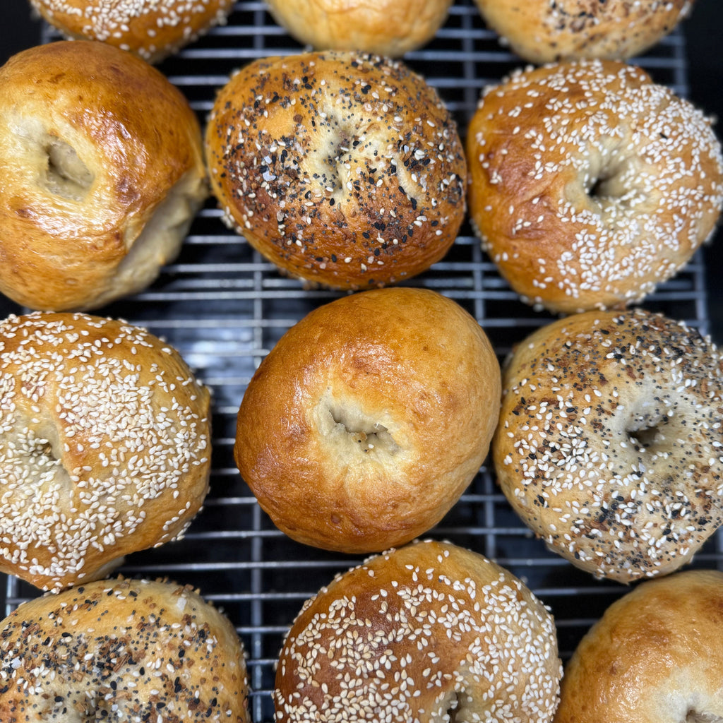 Sourdough Bagels